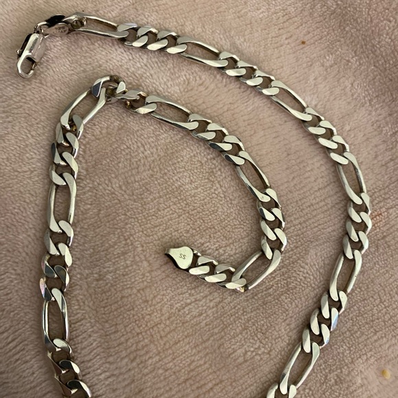 Sterling silver figero chain - Picture 1 of 3